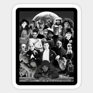 Classic Horror Monsters Sticker